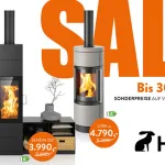 Herbstaktion viele Kaminöfen reduziert