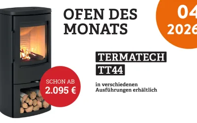 Unser Kaminofen des Monats März / April 2026: TermaTech TT44